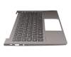 460.0M502.0001 teclado incl. topcase original Lenovo UK (Inglés) gris/canaso con retroiluminacion