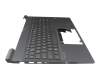 46G3MTATPQA teclado incl. topcase original HP FR (francés) plateado/negro con retroiluminacion