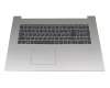 5CB0R20185 teclado incl. topcase original Lenovo FR (francés) gris/plateado con retroiluminacion (Platinum Grey)