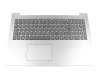 5CB0R26517 teclado incl. topcase original Lenovo DE (alemán) gris/plateado