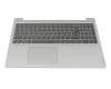 5CB0S16857 teclado incl. topcase original Lenovo GR (griego) gris oscuro/canaso