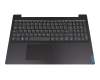 5CB0U42779 teclado incl. topcase original Lenovo DE (alemán) gris/canaso