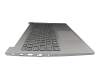 5CB1B34829 teclado incl. topcase original Lenovo DE (alemán) gris/canaso con retroiluminacion