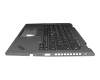 5M10Z37208 teclado incl. topcase original Lenovo UK (Inglés) negro/canaso con retroiluminacion y mouse stick