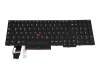 5N20V78046 teclado original Lenovo DE (alemán) negro/negro/mate con mouse-stick