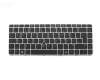 6037B0113404 teclado original HP DE (alemán) negro/plateado mate con mouse-stick