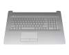 6070B1714503 teclado incl. topcase original HP DE (alemán) plateado/plateado con retroiluminacion