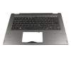 6B.H60N1.008 teclado incl. topcase original Acer DE (alemán) negro/canaso