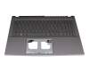 6B.K3BN2.014 teclado incl. topcase original Acer DE (alemán) gris/canaso con retroiluminacion