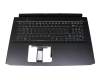 6B.Q5PN4.003 teclado incl. topcase original Acer DE (alemán) negro/negro con retroiluminacion