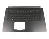 6BGXDN2012 teclado incl. topcase original Acer DE (alemán) negro/negro con retroiluminacion