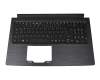 6BGY3N2012 teclado incl. topcase original Acer DE (alemán) negro/negro