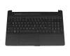 7H22A0 teclado incl. topcase original HP DE (alemán) negro/negro (PTP)