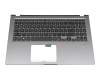 90NB0T41-R30GE0 teclado incl. topcase original Asus DE (alemán) negro/canaso