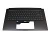 957-16S31E-C07 teclado incl. topcase original MSI DE (alemán) gris/canaso con retroiluminacion