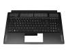 957-17M11E-C06 teclado incl. topcase original MSI DE (alemán) negro/negro con retroiluminacion