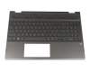 9Z.NEZBW.50G teclado incl. topcase original HP DE (alemán) negro/negro con retroiluminacion