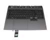 9Z.NHMBN.F0G teclado incl. topcase original Lenovo DE (alemán) negro/canaso con retroiluminacion