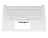 AE0P1G004 teclado incl. topcase original Primax DE (alemán) blanco/blanco