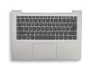 AM1YS000200 teclado incl. topcase original Lenovo DE (alemán) gris/plateado