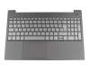 AM2GC000410 teclado incl. topcase original Lenovo DE (alemán) gris oscuro/negro con retroiluminacion