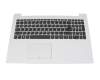 AP13R000300 teclado incl. topcase original Lenovo DE (alemán) gris/blanco