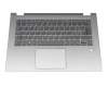 AP173000910 teclado incl. topcase original Lenovo CH (suiza) gris/plateado con retroiluminacion