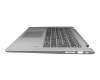 AP173000910 teclado incl. topcase original Lenovo CH (suiza) gris/plateado con retroiluminacion