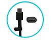 Asus B1402CGA original cargador USB-C 45 vatios EU wallplug