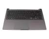 BA83-04258A teclado incl. topcase original Samsung DE (alemán) negro/canaso