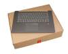 BFG10234001 teclado incl. topcase original Lenovo DE (alemán) gris/canaso con retroiluminacion