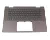 BSKQQA0LZJ2029 teclado incl. topcase original HP DE (alemán) negro/canaso con retroiluminacion