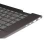 BSKQQA0LZJ2029 teclado incl. topcase original HP DE (alemán) negro/canaso con retroiluminacion