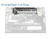 Batería 26.1Wh original para Lenovo ThinkPad T470s (20HF/20HG/20JS/20JT)