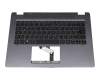 COX12108040E7B teclado incl. topcase original Acer DE (alemán) negro/canaso con retroiluminacion