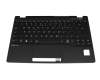 CP822314-01 teclado incl. topcase original Fujitsu US (Inglés) negro/negro con retroiluminacion