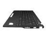 CP822314-01211121604 teclado incl. topcase original Fujitsu US (Inglés) negro/negro con retroiluminacion