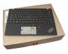 CS19BL-85D0 teclado incl. topcase original Lenovo DE (alemán) negro/negro con retroiluminacion y mouse stick WWAN