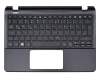 EAZHJ001030-1 teclado incl. topcase original Acer DE (alemán) negro/negro