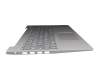 EC1JV000200 teclado incl. topcase original Lenovo DE (alemán) gris/plateado