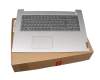 EG1JX000100 teclado incl. topcase original Lenovo DE (alemán) gris/plateado (Fingerprint)