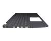 FA2X2000200-1 teclado incl. topcase original Dell DE (alemán) gris/canaso con retroiluminacion