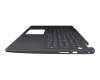 FA2X2000200-1 teclado incl. topcase original Dell DE (alemán) gris/canaso con retroiluminacion