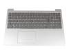 FRU5CB0R16743 teclado incl. topcase original Lenovo DE (alemán) gris/plateado con retroiluminacion