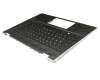 HPM17K13D0J4421 teclado incl. topcase original HP DE (alemán) negro/negro con retroiluminacion