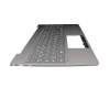 HQ20720475000 teclado incl. topcase original Lenovo DE (alemán) gris/canaso con retroiluminacion