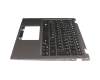 HQ21011498000 teclado incl. topcase original Acer DE (alemán) negro/canaso