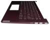 KT01-19C3DK01UKRA000 teclado incl. topcase original Lenovo UK (Inglés) púrpura/púrpura con retroiluminacion