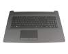 L22750-041 teclado incl. topcase original HP DE (alemán) negro/negro (PTP)