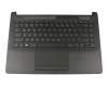 L25547-041 teclado incl. topcase original HP DE (alemán) negro/negro